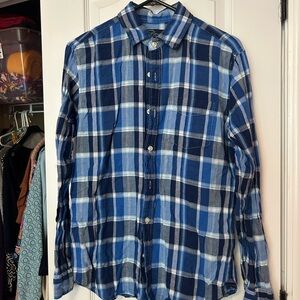 GAP Blue Casual Button Down Shirt